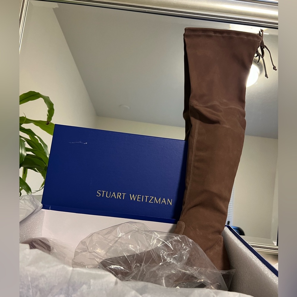 Stuart Weitzman over the knee suede boots